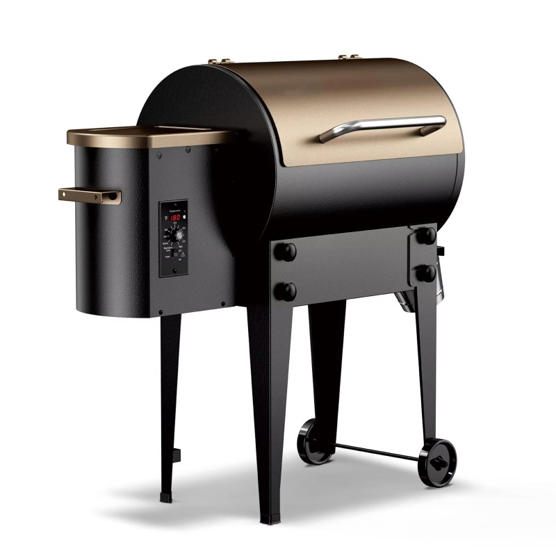 Electric Smoker Bbq - เตาบาร์บีคิวแบบพกพาพับได้ ใช้เม็ดไม้ พร้อมระบบควบคุมดิจิตอลไฟฟ้า สำหรับการตั้งแคมป์