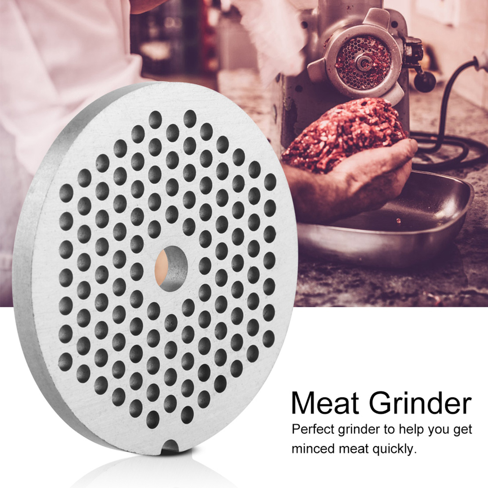 Meat Grinder Attachment - อุปกรณ์เสริมเครื่องบดเนื้อ แผ่นบดเนื้อ ใบมีด