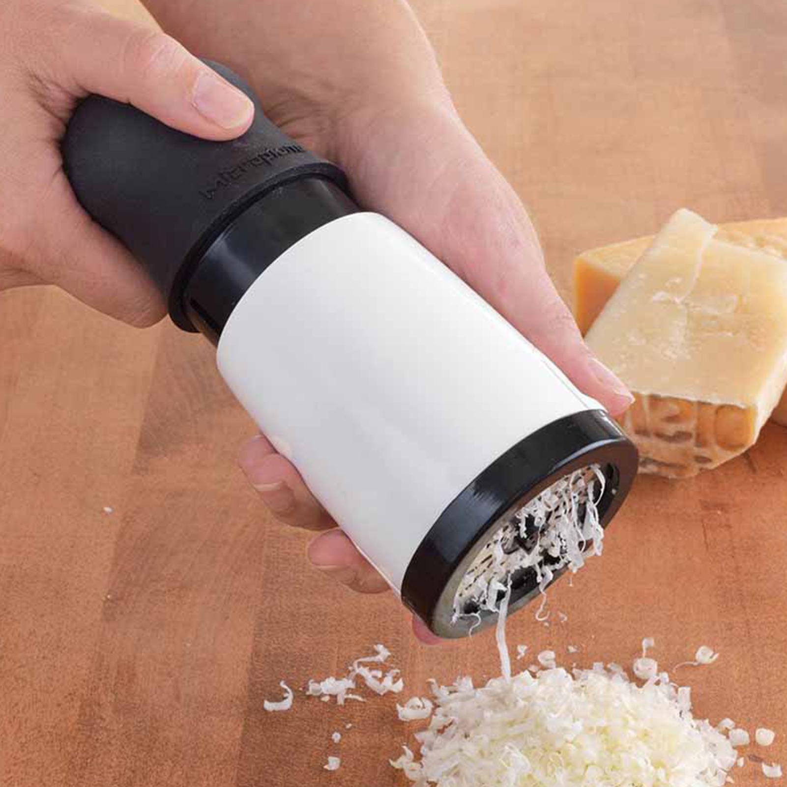 Kitchen Appliances Best - เครื่องขูดอเนกประสงค์ ABS+สแตนเลส แบบหมุนมือถือ สำหรับขูดผัก ชีส ผลไม้