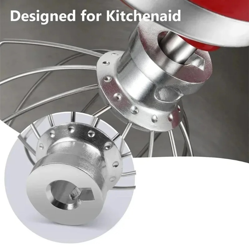 Kitchen Appliances Kitchenaid - หัวตีไข่แบบ 6 ขา ทำจากเหล็ก สำหรับเครื่องผสมอาหาร KitchenAid