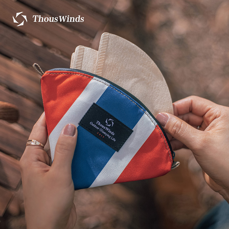 Kitchen Appliances Best - Thous Winds Camping กระดาษกาแฟแบบพกพาถุงเก็บห้องครัวกลางแจ้ง Organizer Multifunctional