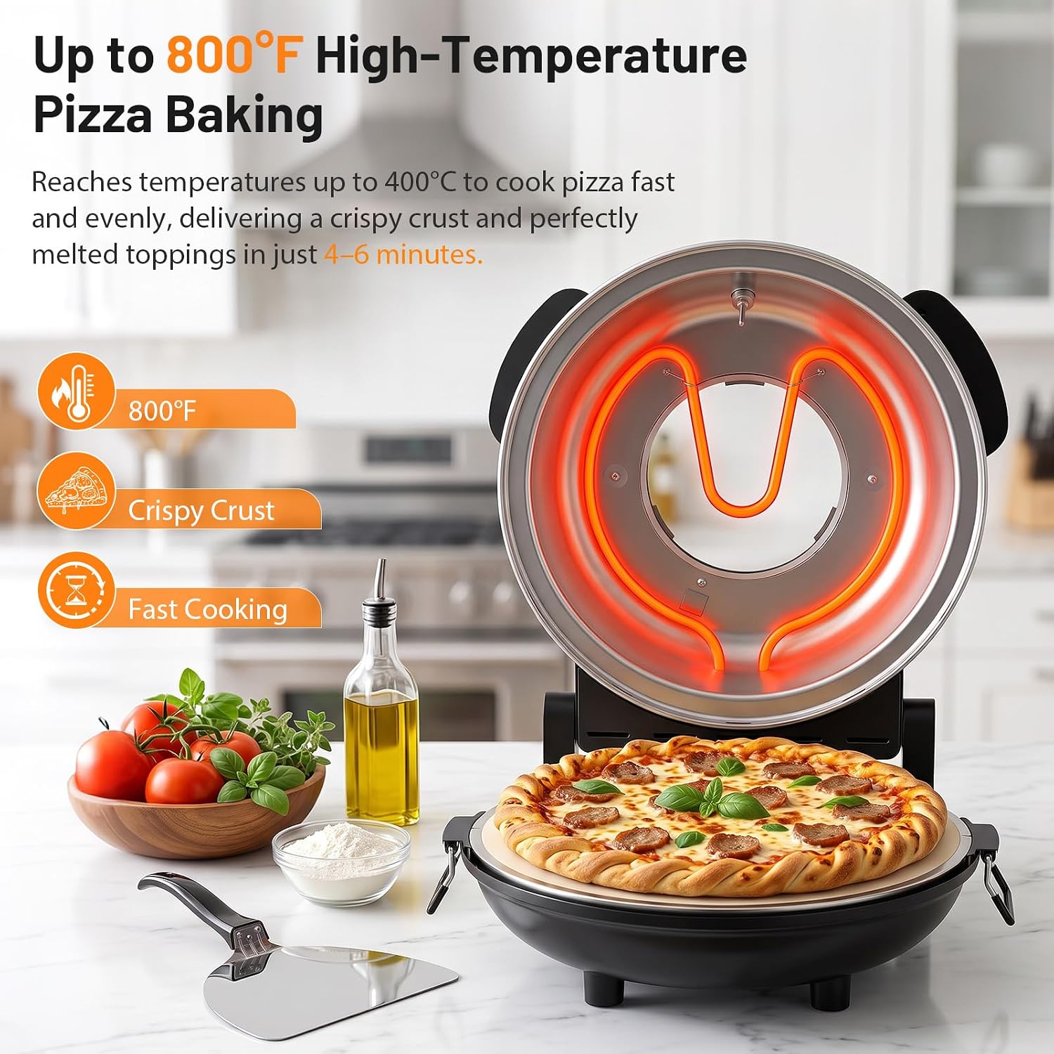 เตาอบพิซซ่าไฟฟ้าสำหรับใช้ในบ้า - Bread Maker Machine บทวิจารณ์และราคา