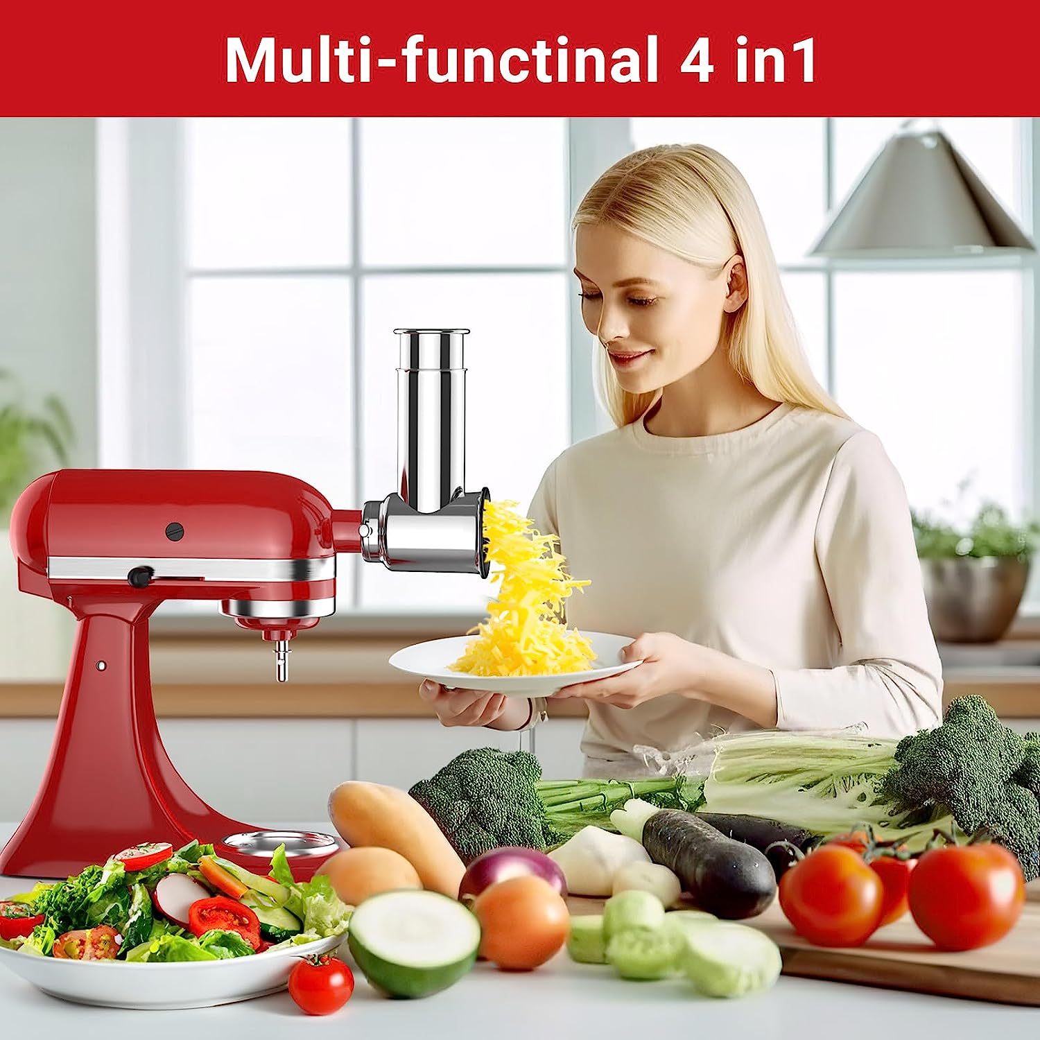 อุปกรณ์เสริมเครื่องสไลด์/หั่นแ - Meat Grinder Attachment บทวิจารณ์และราคา