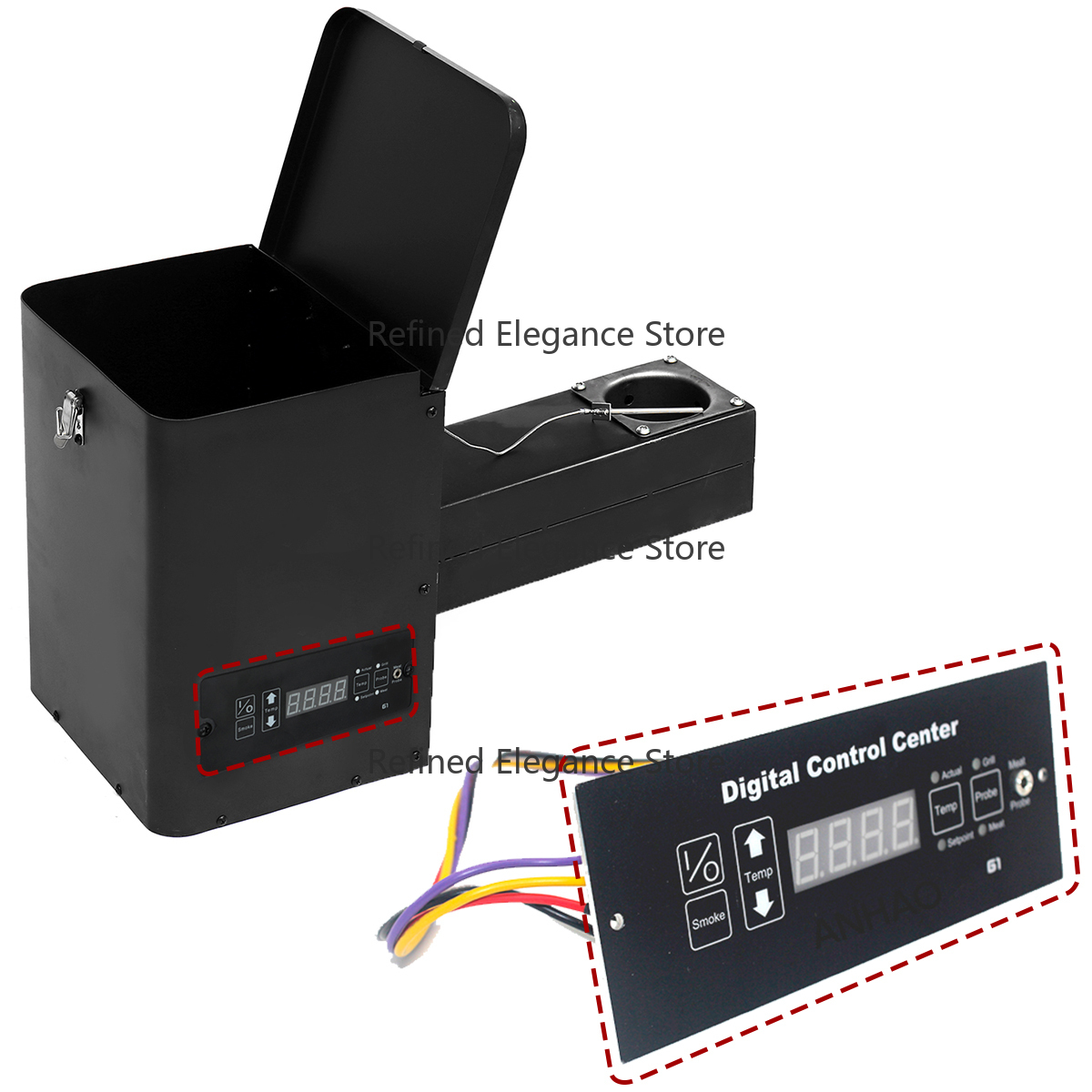 ชุดประกอบถังใส่ถ่านสำหรับเตาบา - Electric Smoker Bbq บทวิจารณ์และราคา