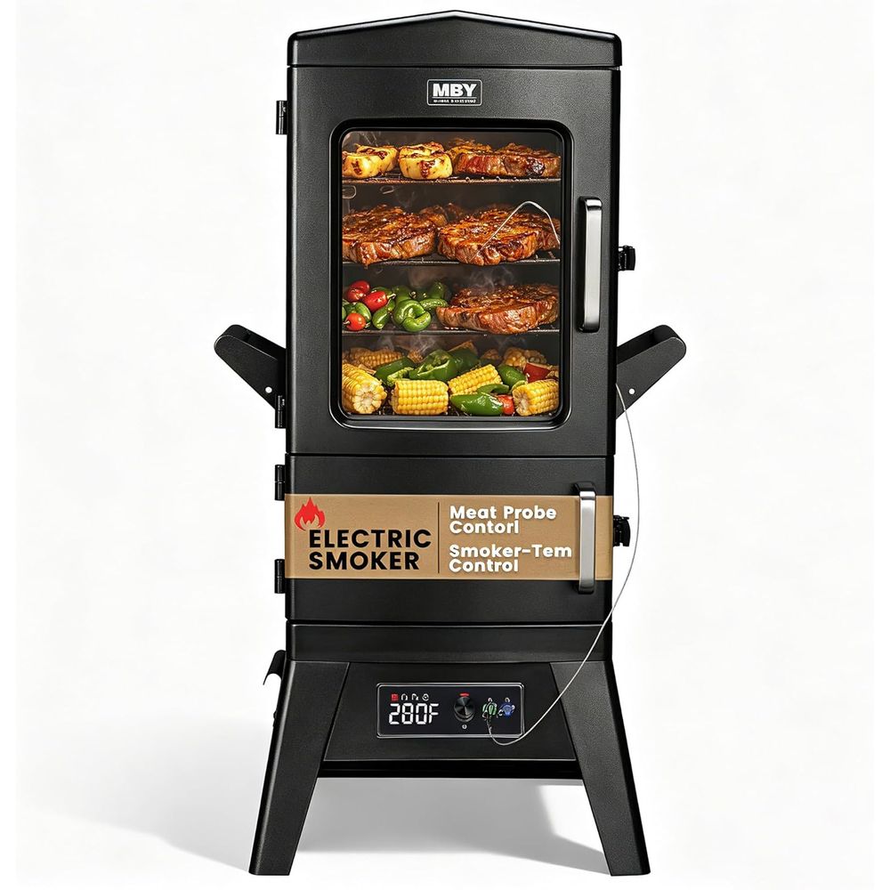 เตาย่างบาร์บีคิวไฟฟ้าขนาดใหญ่พ - Electric Smoker Bbq บทวิจารณ์และราคา