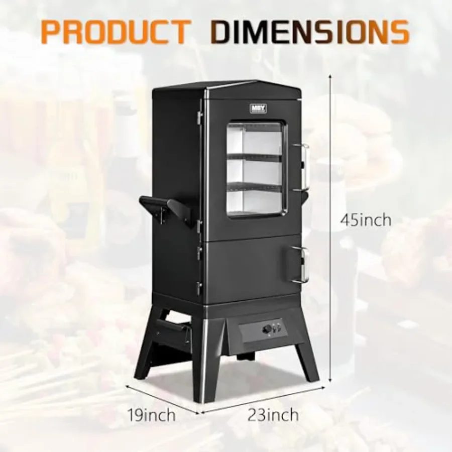 เตาอบรมควันไฟฟ้าแนวตั้งขนาดใหญ - Electric Smoker Bbq บทวิจารณ์และราคา