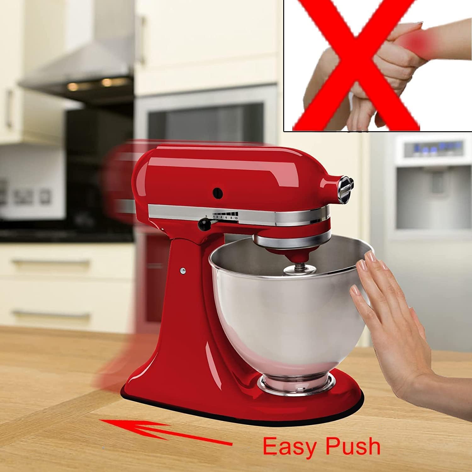 แผ่นรองเลื่อนสำหรับเครื่องผสมอ - Kitchen Appliances Kitchenaid บทวิจารณ์และราคา