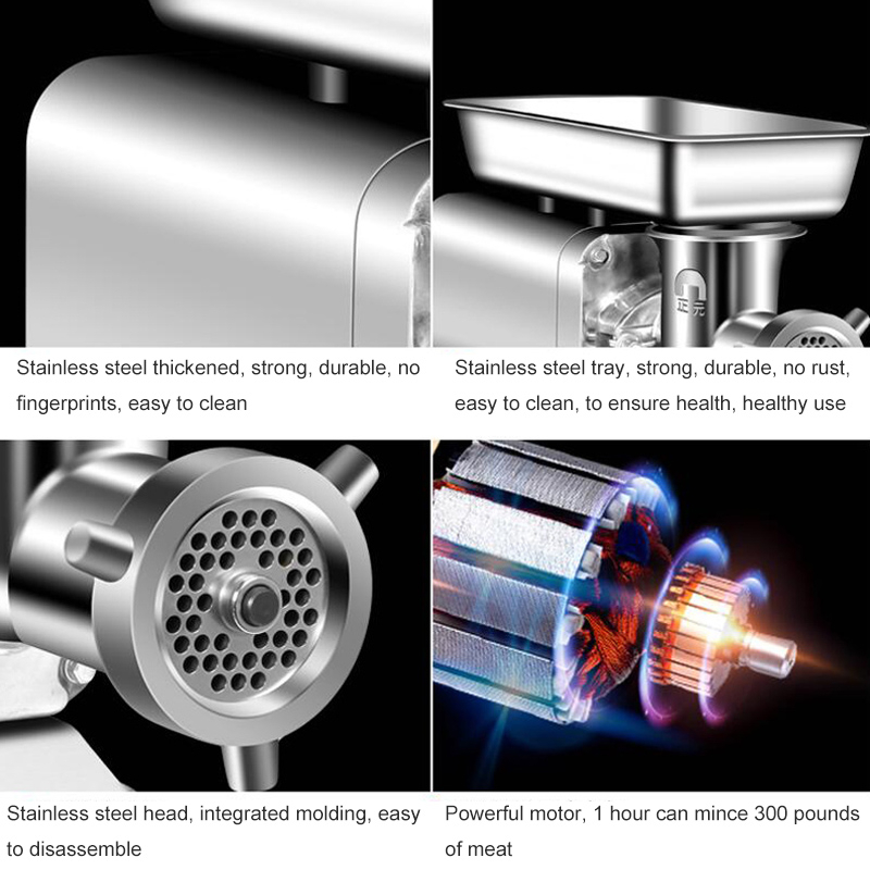 เครื่องบดเนื้อไฟฟ้าอัตโนมัติรุ - Meat Grinder Attachment บทวิจารณ์และราคา
