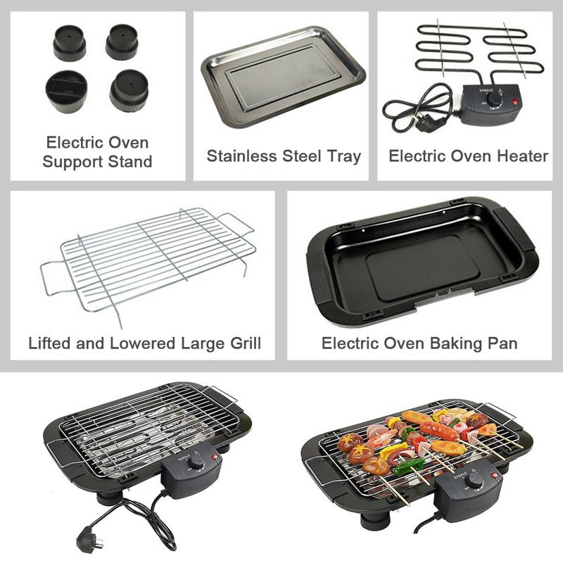 ครัวเรือน Smokeless Grill 2000 - Electric Smoker Bbq บทวิจารณ์และราคา