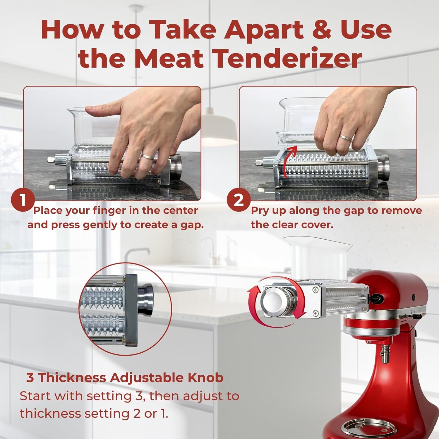 อุปกรณ์เสริมเครื่องผสมอาหาร Ki - Meat Grinder Attachment บทวิจารณ์และราคา