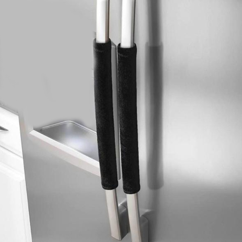 2 ชิ้น/เซ็ตฝาครอบมือจับประตูตู - Kitchen Appliances With Red Knobs บทวิจารณ์และราคา